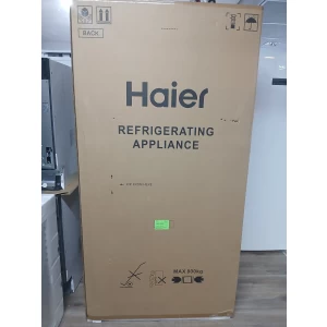 Haier HSW59F18DIMM Amerikaanse koelkast Vrijstaand 601 l D Platina, Roestvrijstaal