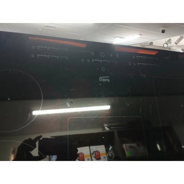 Beko HII85770UFT, Zwart, Ingebouwd, 80 cm, Inductiekookplaat zones, Glas, 5 zone(s) gebruikt gratis verzending