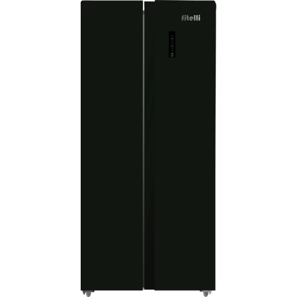 Fitteli Amerikaanse koelkast zwart 78 cm breed Nieuw