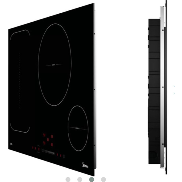 Midea Inductiekookplaat – Model KI800IX, 80 cm, 4 Zones