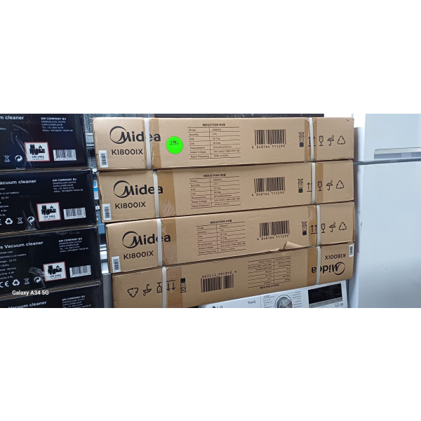 Midea Inductiekookplaat – Model KI800IX, 80 cm, 4 Zones