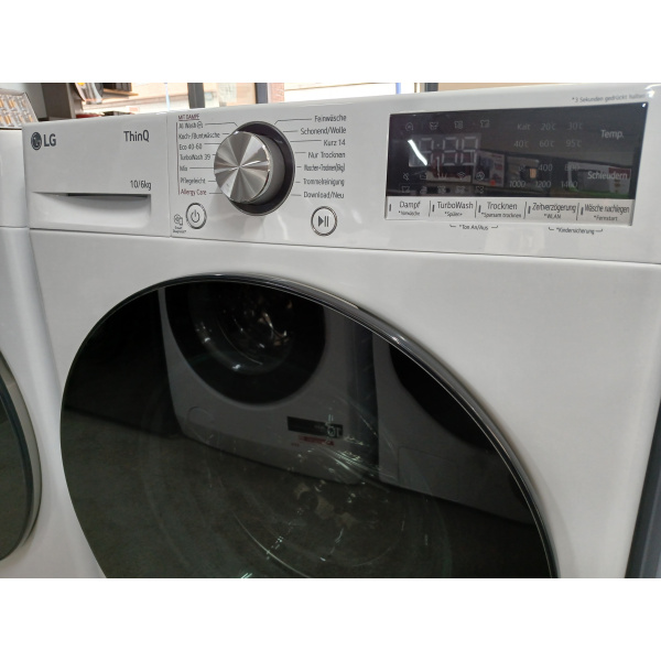 LG LG F4DR7006S1W Was-droogcombinatie 10kg wassen/6kg drogen