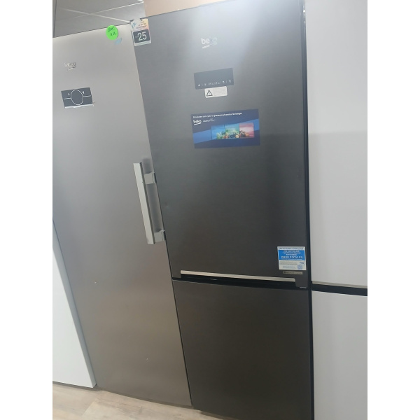 Beko RCNE366E70ZXBRN koel-vriescombinatie Vrijstaand 323 l B Roestvrijstaal Gratis thuis bezorgd