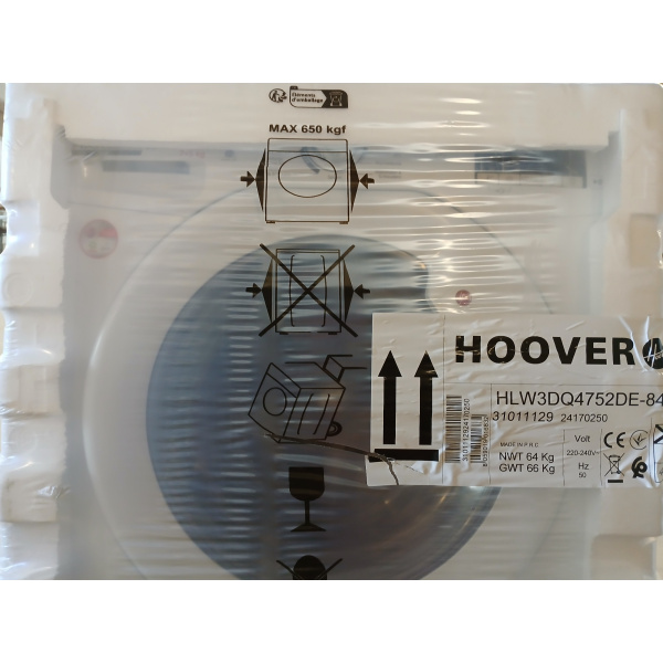 HOOVER HLW3DQ4752DE-84 Wasdroogcombinatie (7 kg / 5 kg, 1351 U/Min.)