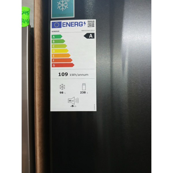 Gorenje NRK620AA1BXl4 Koel-vriescombinatie 202cm Nieuw