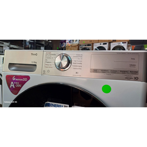 LG V9WD128H2 Was-droogcombinatie 12/8 kg