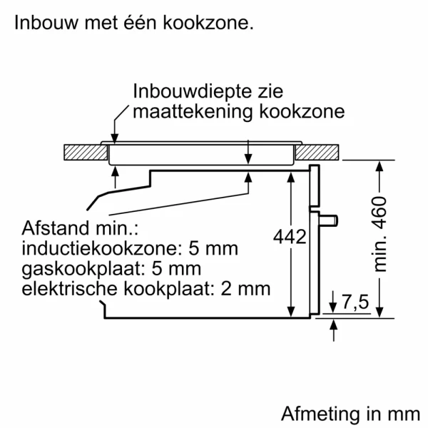 Siemens CB634GBS1 inbouw oven 45 cm hoog gratis thuis bezorgd
