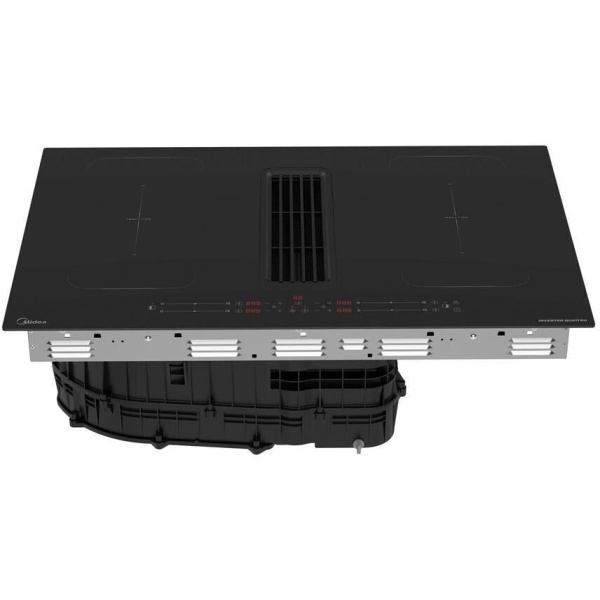 Midea MIH740Y038B Kookplaat met afzuigkap, inductiekookplaat Nieuw gratis thuis bezorgd