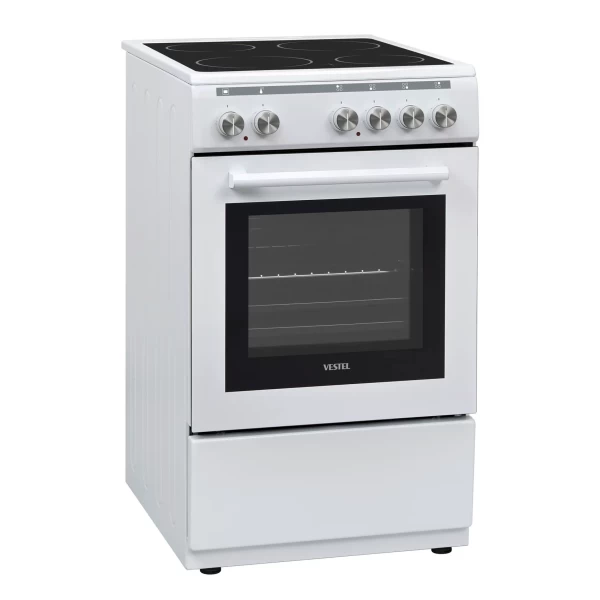 Vestel Herd C-F011w Keramaich Fornuis 50 cm breed gratis bezorging