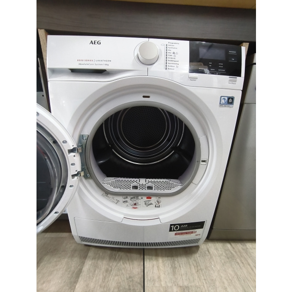 AEG T8DB84GW - 8000 serie - AbsoluteCare - Warmtepompdroger gratis bezorging