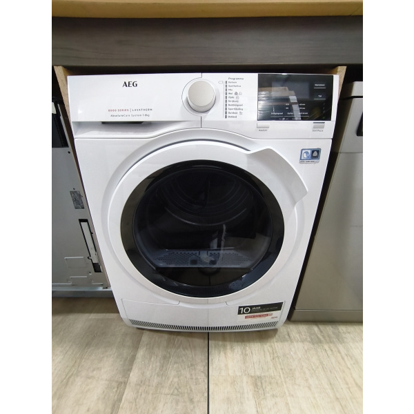 AEG T8DB84GW - 8000 serie - AbsoluteCare - Warmtepompdroger gratis bezorging