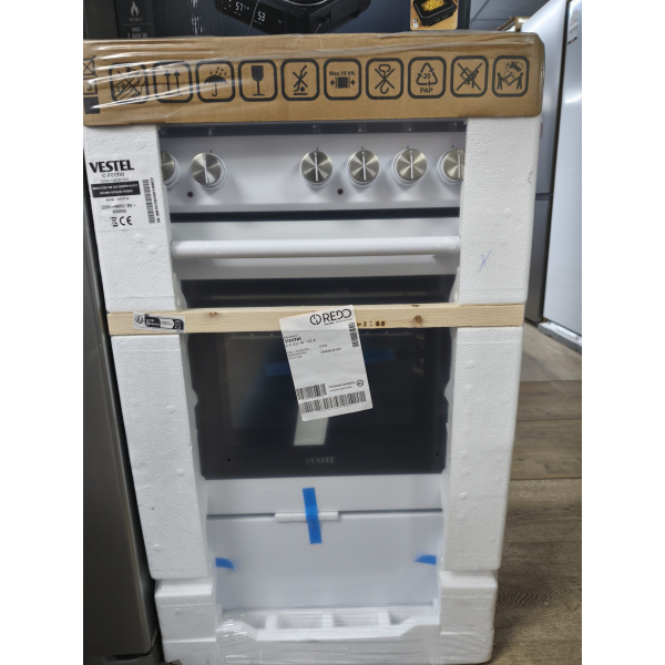 Vestel Herd C-F011w Keramaich Fornuis 50 cm breed gratis bezorging