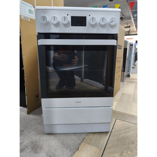 Hanseatic - Elektrische - Vrijstaande Kooktoestel - Wit - Nieuw Outlet - 5022CE3.313eEHiTaDW