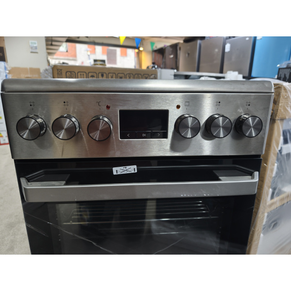Hanseatic - Grijs - Vrijstaande Kooktoestel - Multifunctionele oven - Glas Keramische Kookplaat