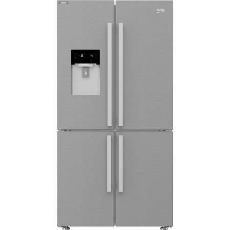 Beko GN1426234ZDXN Amerikaanse koelkast Vrijstaand 565 l F Roestvrijstaal outlet gratis thuis bezorgd