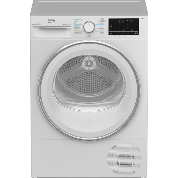 Beko B5T69233W2 warmtepompdroger selective 9 kilo gratis thuis bezorgd