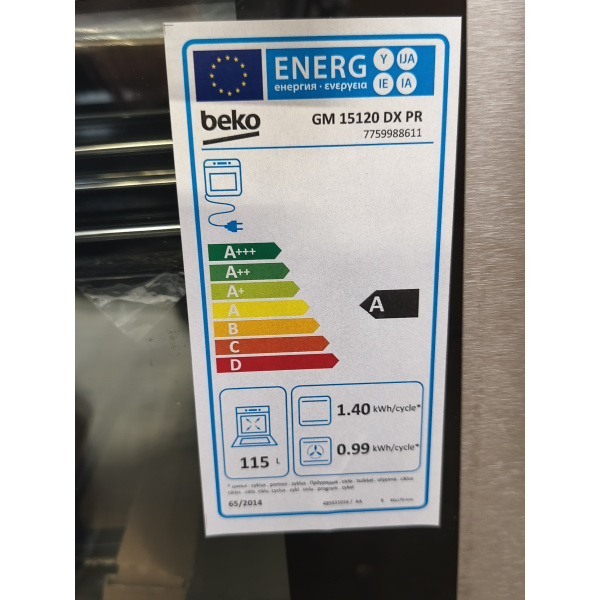 Beko GM 15120 DX PR fornuis Vrijstaand fornuis 90 cm Gas Gaskookplaat Roestvrijstaal gratis thuis bezorgd