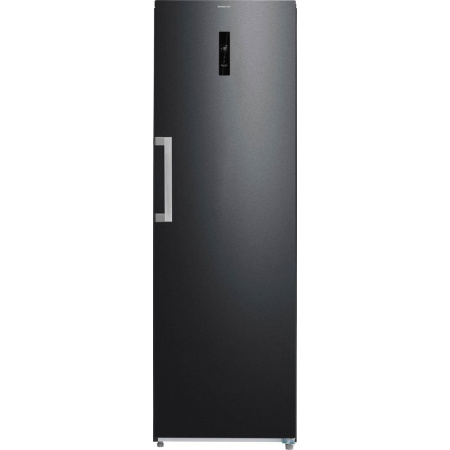 Inventum VR1850B No Frost kastmodel vriezer energiezuinig - 272 liter - 185 cm hoog - Supervriezen - Superkoelen - Energielabel C - Ledverlichting - Geschikt voor garage tot -15°C - Diepvrieskast - Vrijstaand - 8 lades/vakken - Zwart RVS