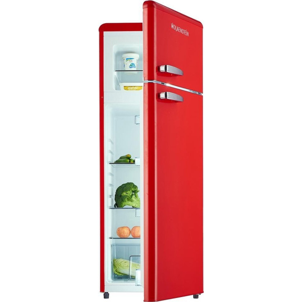 Wolkenstein GK212.4RT SC - Compacte Koel-vriescombinatie Retro gratis bezorging