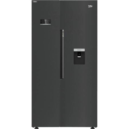 Beko GN163241XBRN Amerikaanse Koelkast - Side-By-Side - Dark Inox outlet gratis thuis bezorgd
