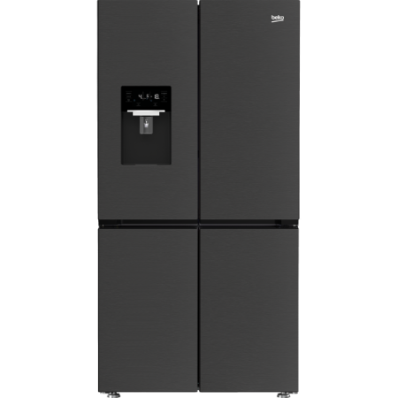Beko GN1426240ZDXBRN 4 deurs Amerikaanse koelkast outlet