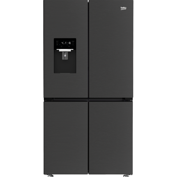 Beko GN1426240ZDXBRN 4 deurs Amerikaanse koelkast outlet