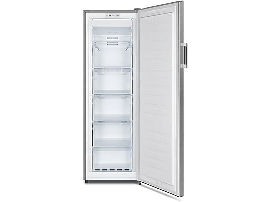 PKM GS212NFEIX Vriezer | INOX | Zilver | 194 liter | Snel invriezen | Geen vorst | Breedte 56 cm | 5 Laden | 1 Vriezer klap | Deurscharnier uitwisselbaar