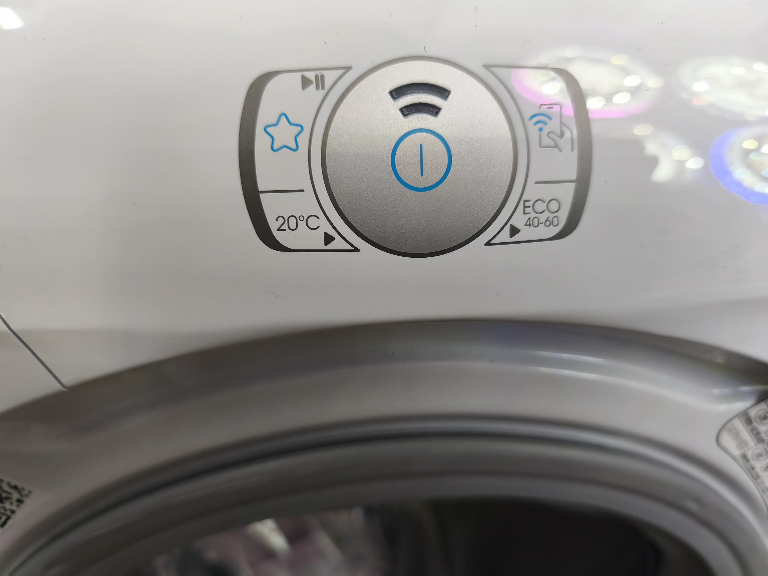 candy wasdroog-combinatie nsow485wms/1-S smart touch