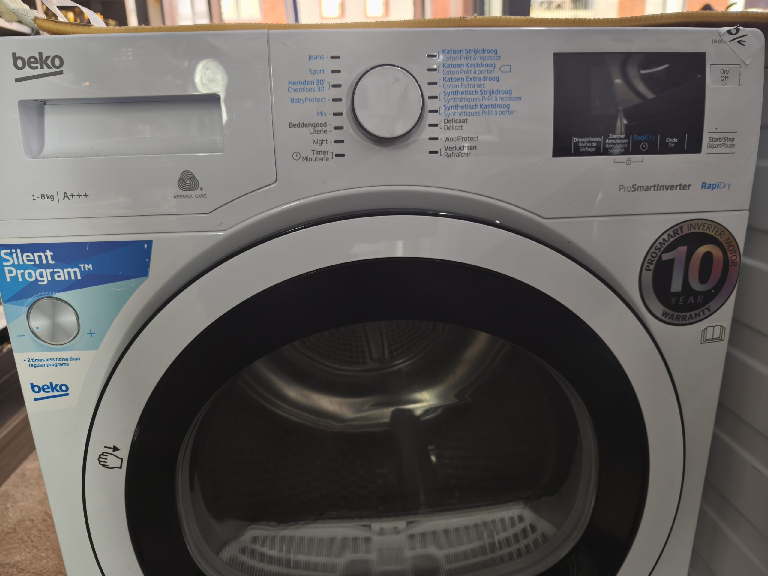 Beko DR8534GX0 RapiDry warmtepomp Droger 8KILO A+++ outlet