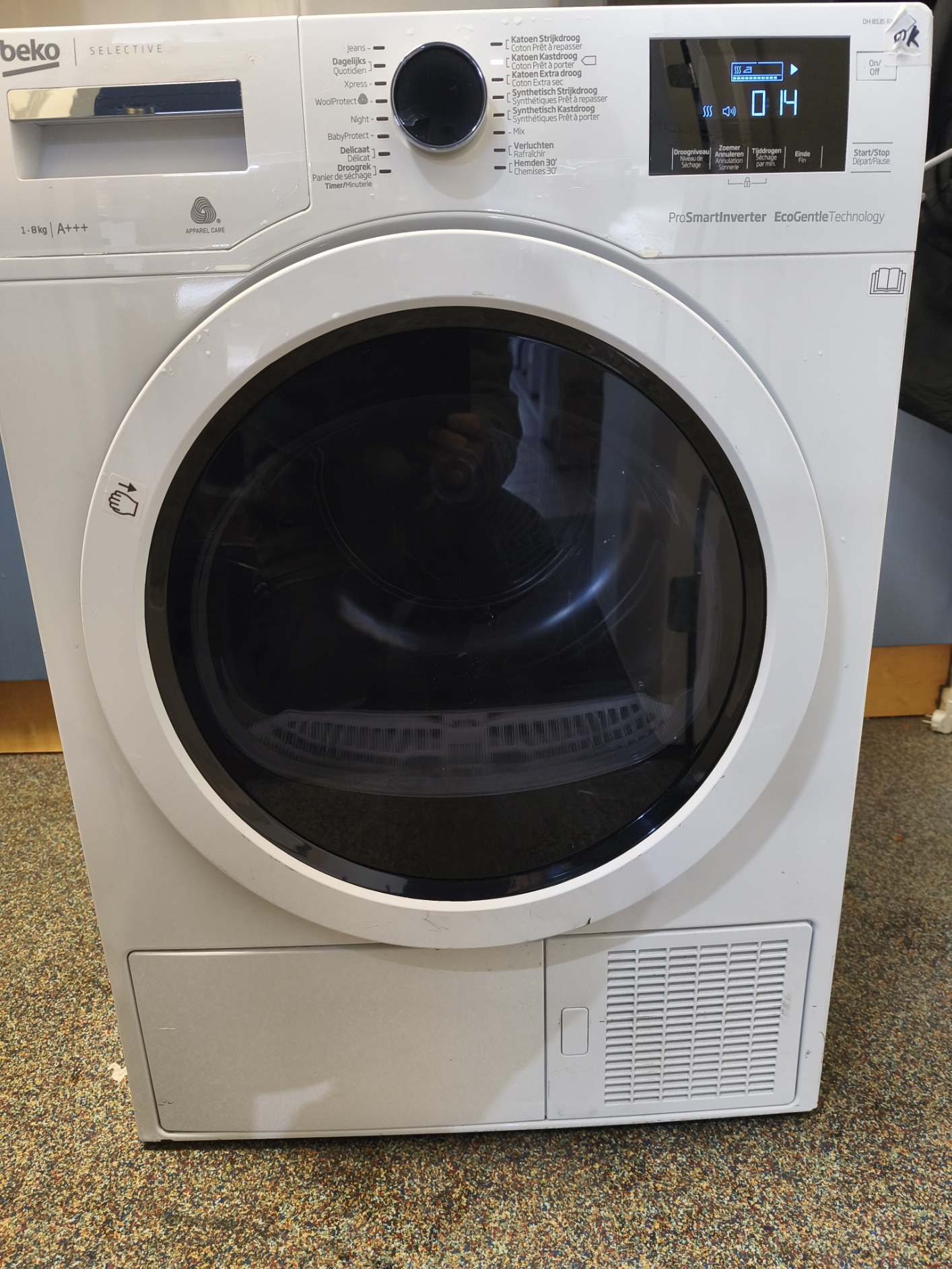 Beko DH8535RX0 OptiSense warmtepomp Droger A+++ 8kilo outlet