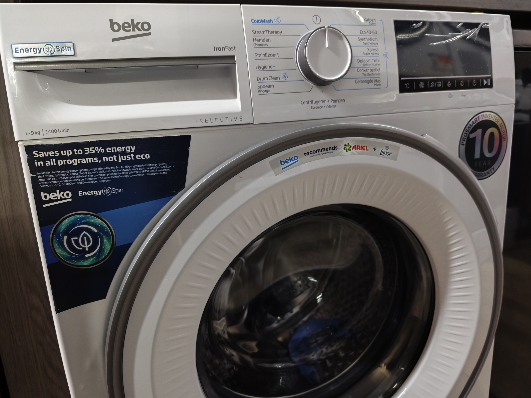 Beko B3WM49410W2 Selective Line EnergySpin outlet