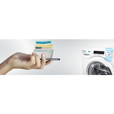 candy wasdroog-combinatie nsow485wms/1-S smart touch