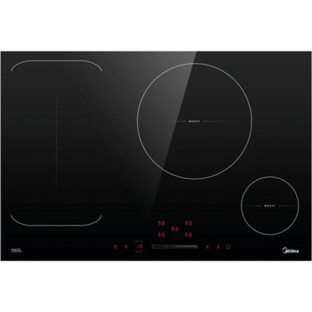 Midea KI800IX kookplaat Zwart Ingebouwd 77 cm Inductiekookplaat zones 4 zone(s)