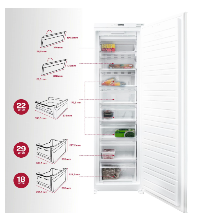 Inventum vriezer IVR1785S