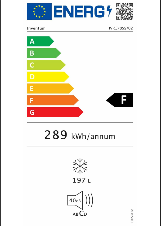 Inventum vriezer IVR1785S