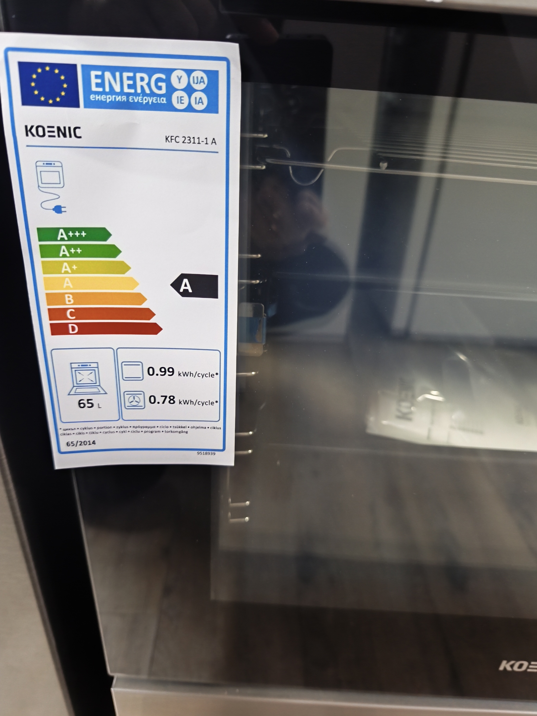 KO=NIC KFC2311-1A Inductie fornuis 60 cm breed gratis thuis bezorgd