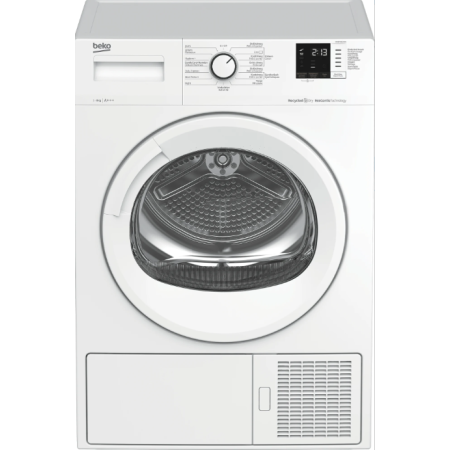Beko DH8735GA01 wasdroger Vrijstaand Voorbelading 8 kg Wit
