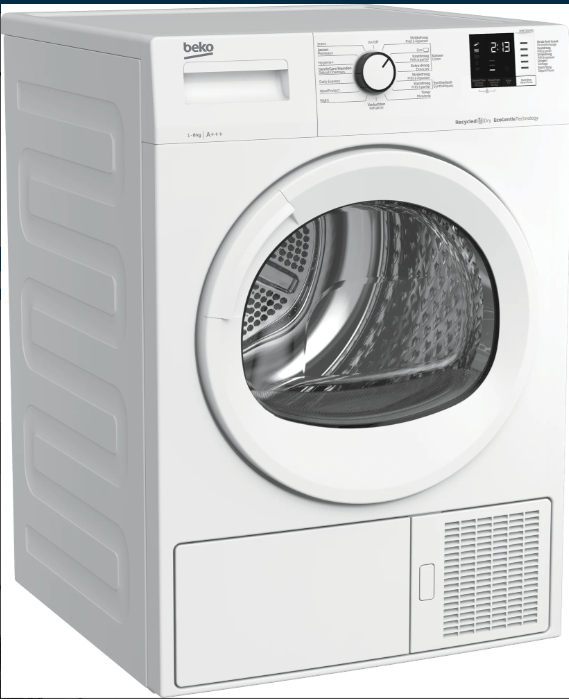Beko DH8735GA01 wasdroger Vrijstaand Voorbelading 8 kg Wit