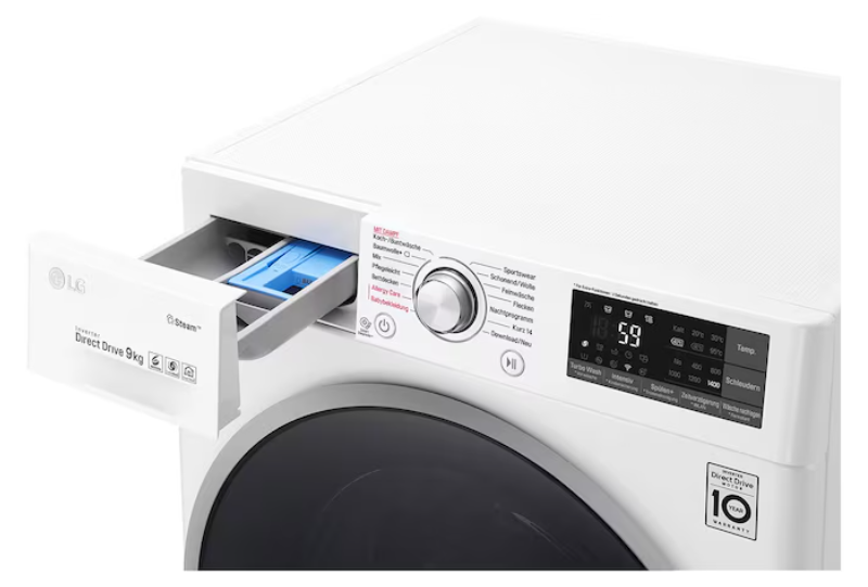 LG Wasmachine F14U2VDN1H | 9 kg | AquaLock™ | TurboWash™
