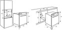 Inventum IMC6044RK - Inbouw combi-oven - Hetelucht - Magnetron - Grill - 44 liter - 45 cm hoog - Tot 230 graden - RVS/Zwart
