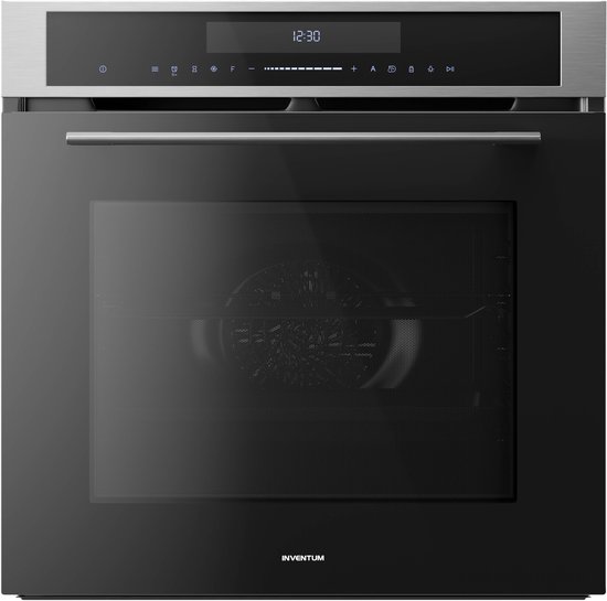 Inventum IMC6035RT - Inbouw combi-oven - Hetelucht - Magnetron - Grill - 72 liter - 60 cm hoog - Tot 250 graden - Zwart/RVS
