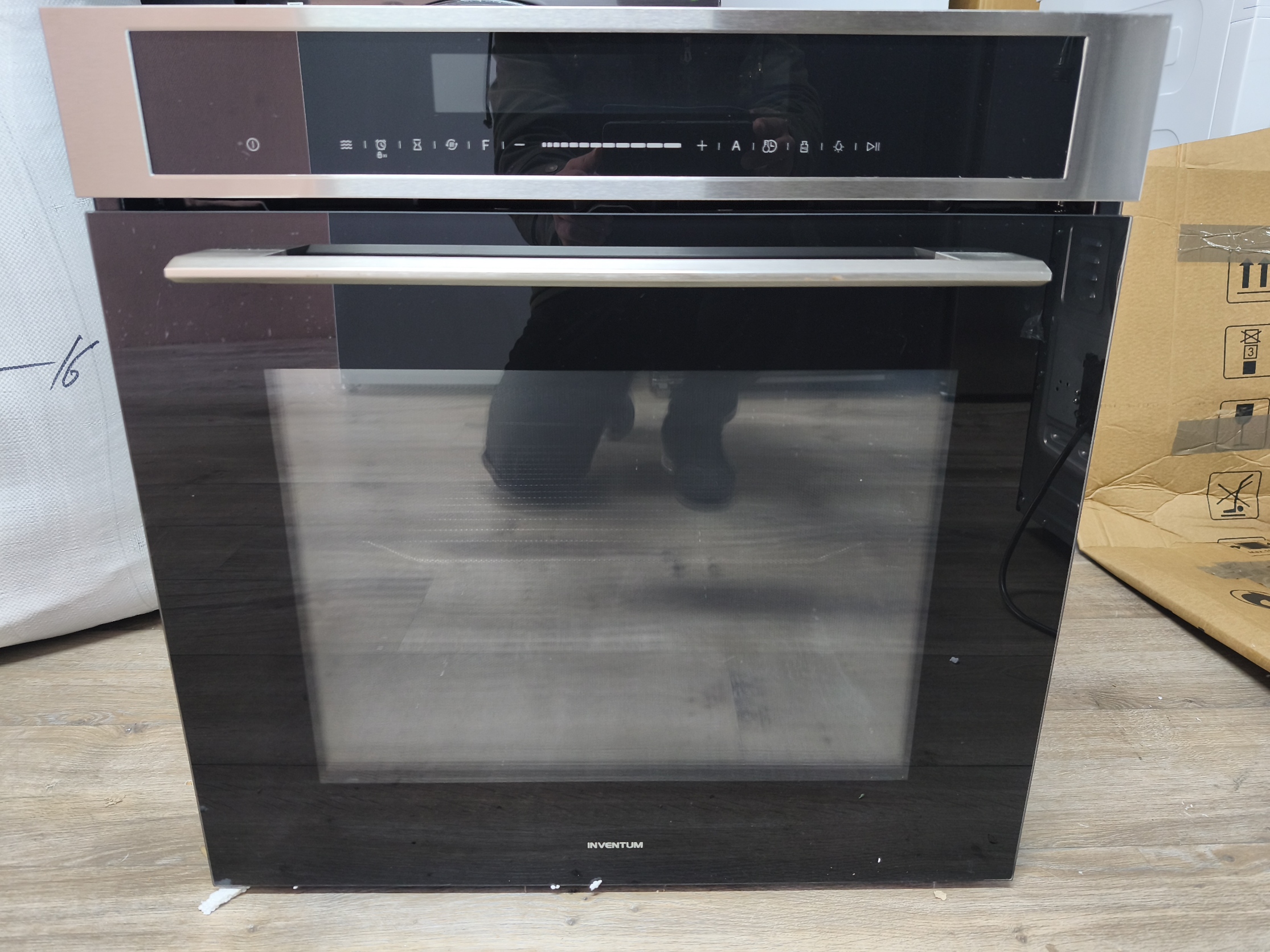 Inventum IMC6035RT - Inbouw combi-oven - Hetelucht - Magnetron - Grill - 72 liter - 60 cm hoog - Tot 250 graden - Zwart/RVS