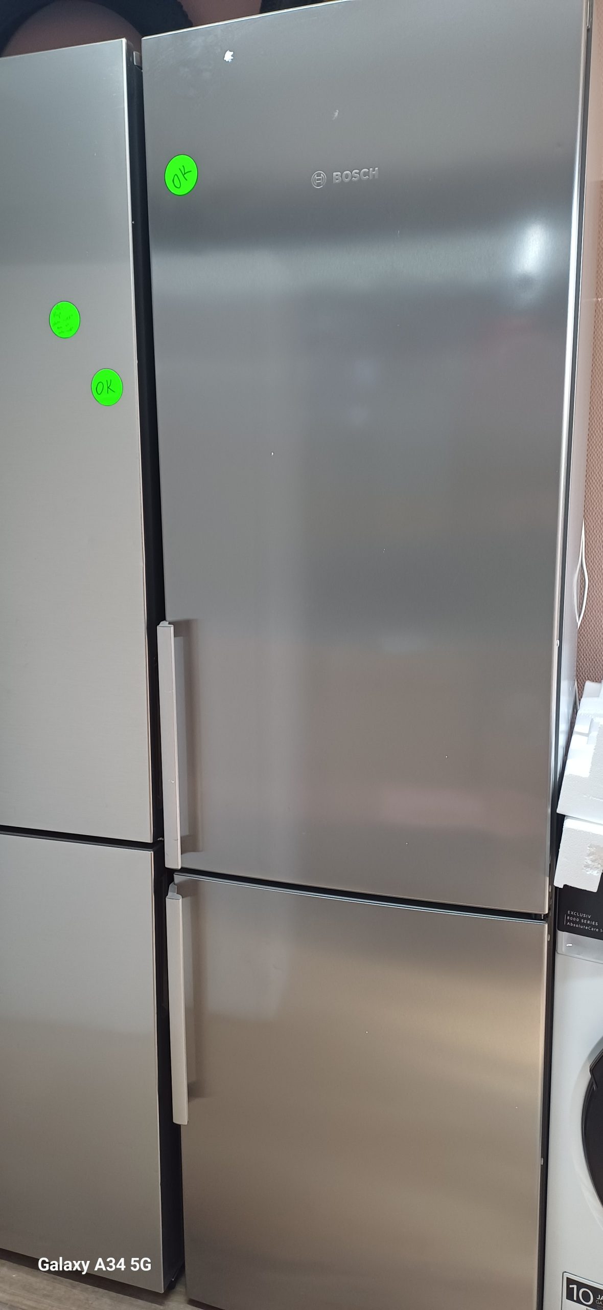 Bosch KGE398IBP - Koel-vriescombinatie - 201 cm - 343L - Low Frost - RVS