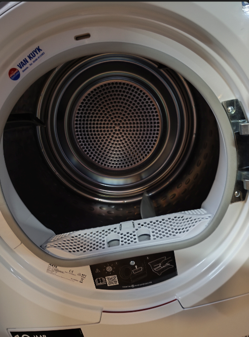 AEG TR8TRIER warmtepomp droger met 8 kg. vulgewicht
