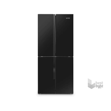 Gorenje NRM818EMB 4-deurs koelkast met vriezer - ca. 80h. 182 - lt. 427 - zwart outlet