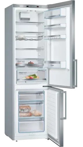 Bosch KGE398IBP - Koel-vriescombinatie - 201 cm - 343L - Low Frost - RVS
